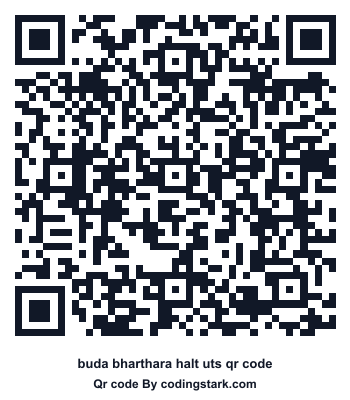 Buda Bharthara Halt UTS QR Code