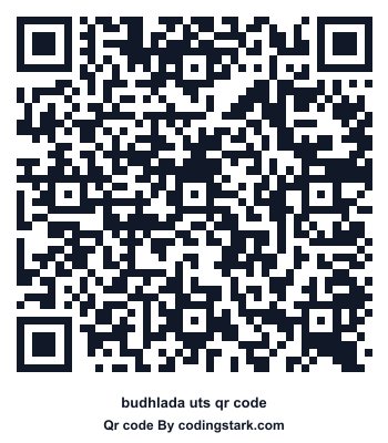Budhlada UTS QR Code