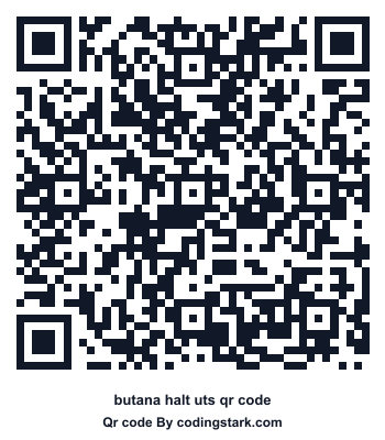 Butana Halt UTS QR Code