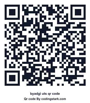 Byadgi UTS QR Code