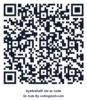 Byadrahalli UTS QR Code