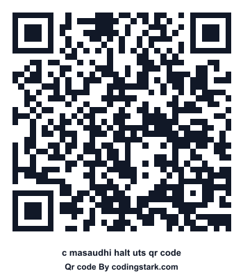 C Masaudhi Halt UTS QR Code