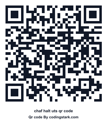Chaf Halt UTS QR Code
