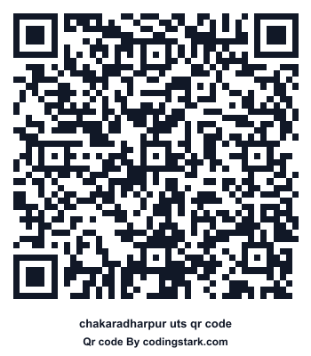 Chakaradharpur UTS QR Code
