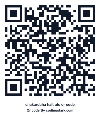 Chakardaha Halt UTS QR Code