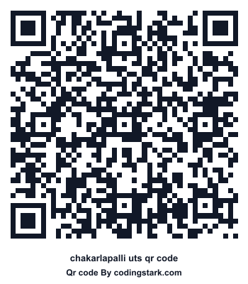 Chakarlapalli UTS QR Code