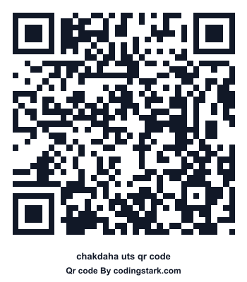 Chakdaha UTS QR Code