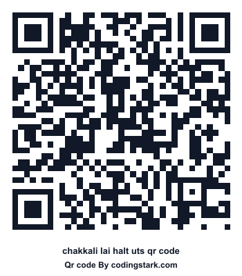 Chakkali Lai Halt UTS QR Code
