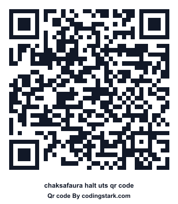 Chaksafaura Halt UTS QR Code