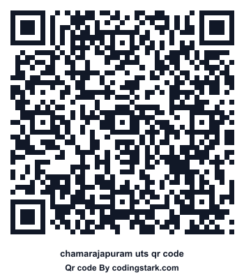 Chamarajapuram UTS QR Code