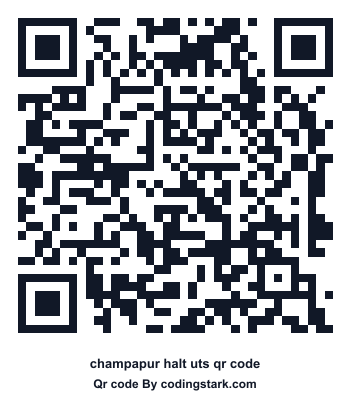 Champapur Halt UTS QR Code