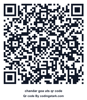Chandar Goa UTS QR Code