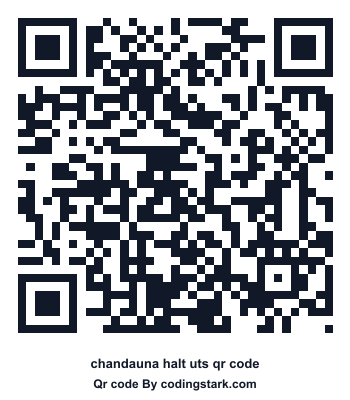 Chandauna Halt UTS QR Code