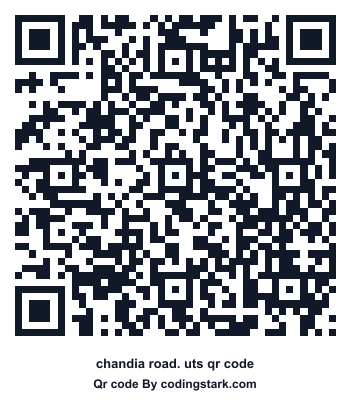 Chandia Road. UTS QR Code