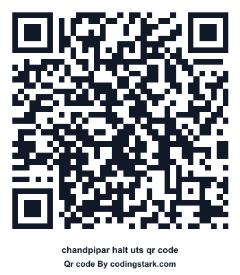 Chandpipar Halt UTS QR Code