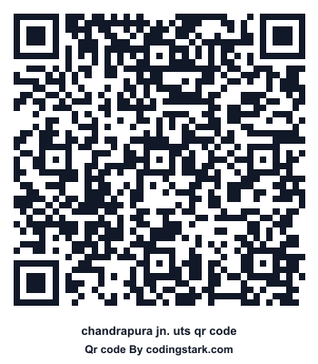 Chandrapura Jn. UTS QR Code