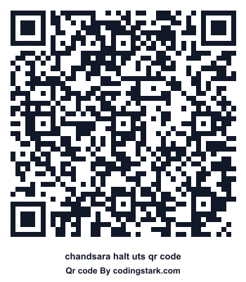 Chandsara Halt UTS QR Code