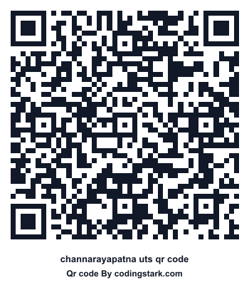 Channarayapatna UTS QR Code