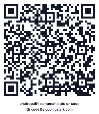 Chatrapathi Sahumaha UTS QR Code
