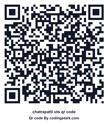 Chatrapatti UTS QR Code