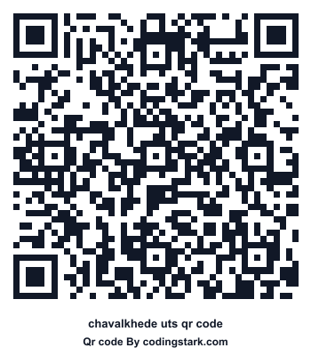 Chavalkhede UTS QR Code
