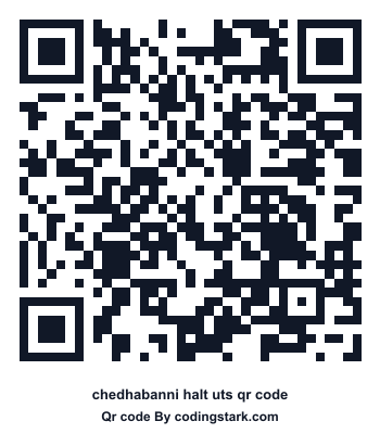 Chedhabanni Halt UTS QR Code