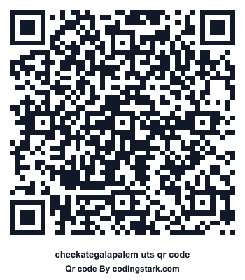 Cheekategalapalem UTS QR Code