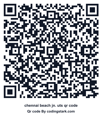 Chennai Beach Jn. UTS QR Code