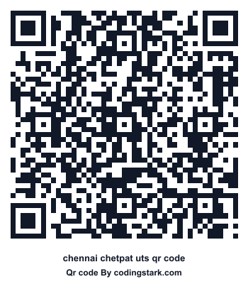 Chennai Chetpat UTS QR Code