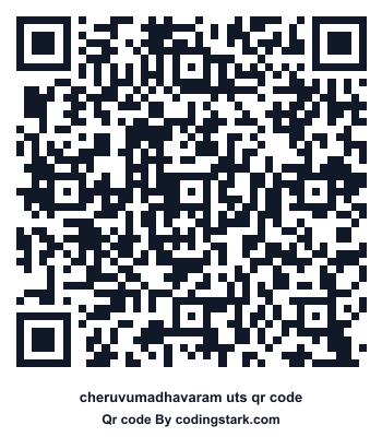 Cheruvumadhavaram UTS QR Code