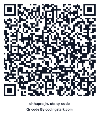 Chhapra Jn. UTS QR Code