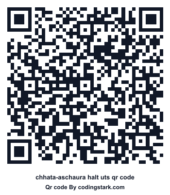 Chhata-aschaura Halt UTS QR Code