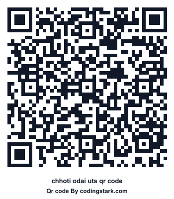 Chhoti Odai UTS QR Code