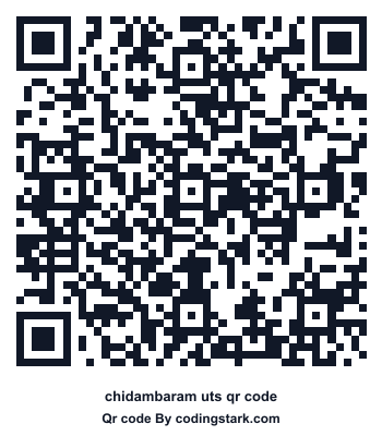 Chidambaram UTS QR Code