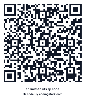 Chikalthan UTS QR Code