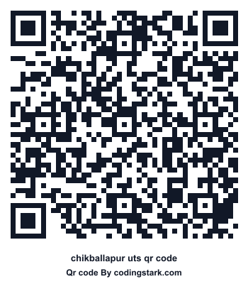 Chikballapur UTS QR Code