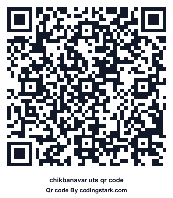 Chikbanavar UTS QR Code