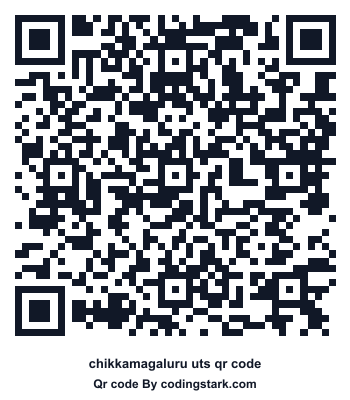 Chikkamagaluru UTS QR Code