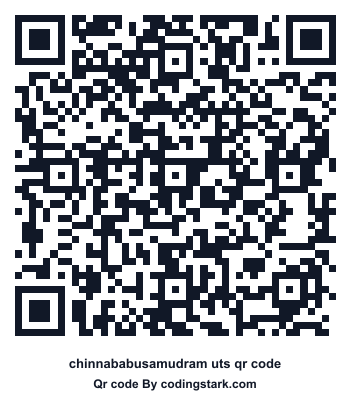 Chinnababusamudram UTS QR Code