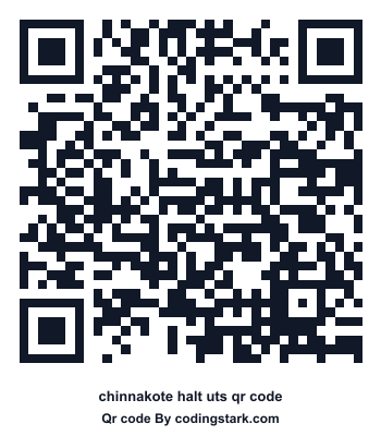 Chinnakote Halt UTS QR Code