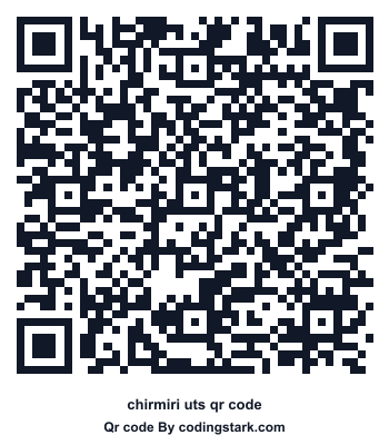 Chirmiri UTS QR Code