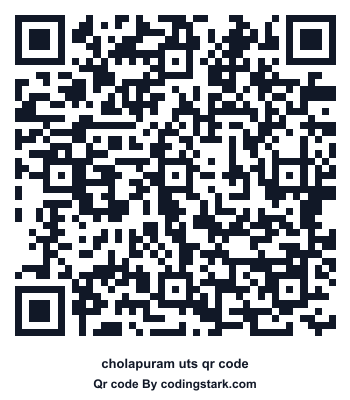 Cholapuram UTS QR Code