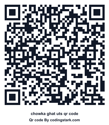 Chowka Ghat UTS QR Code