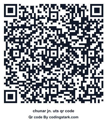 Chunar Jn. UTS QR Code