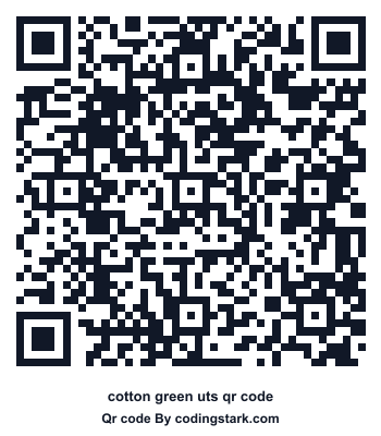Cotton Green UTS QR Code