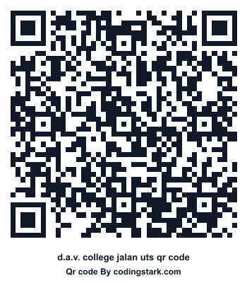 D.a.v. College Jalan UTS QR Code