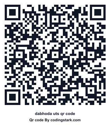 Dabhoda UTS QR Code