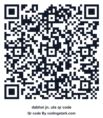 Dabhoi Jn. UTS QR Code