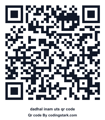 Dadhal Inam UTS QR Code
