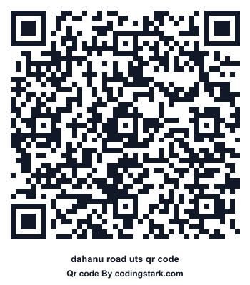 Dahanu Road UTS QR Code
